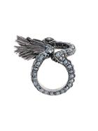 Lanvin Swan Ring - Metallic