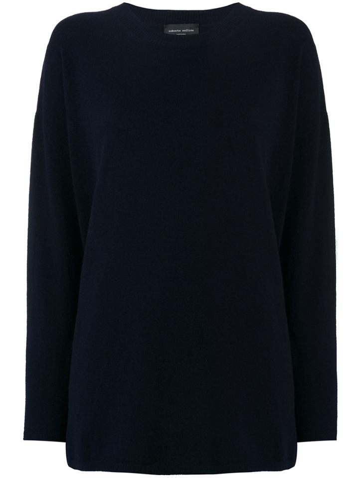 Roberto Collina Round Neck Jumper - Blue