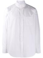 Fumito Ganryu Mandarin Collar Shirt - White