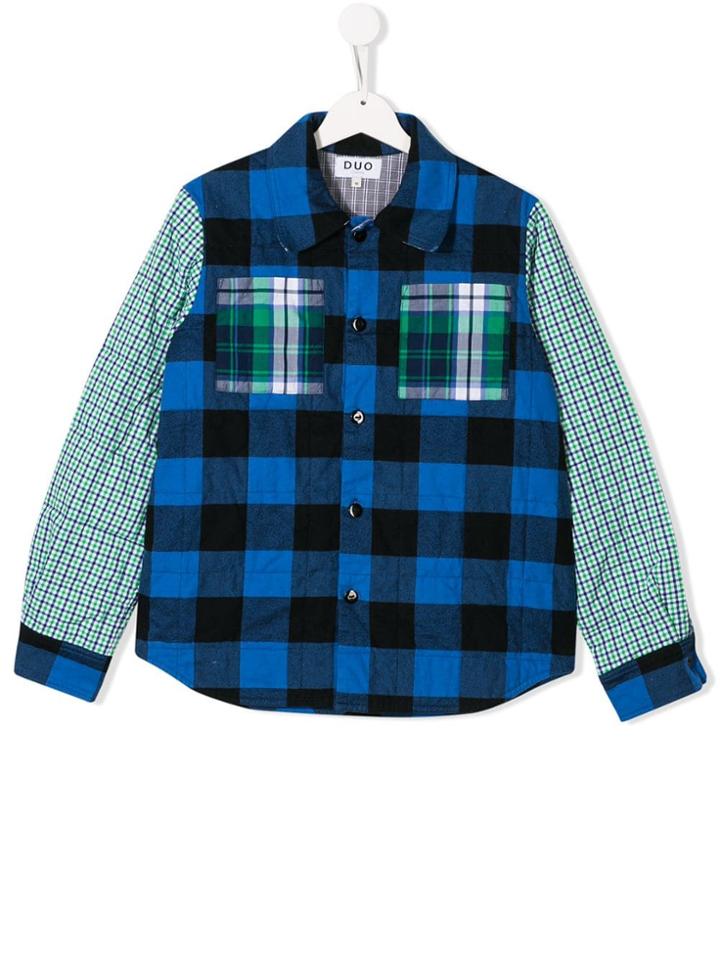 Duo Multi-check Shirt - Blue