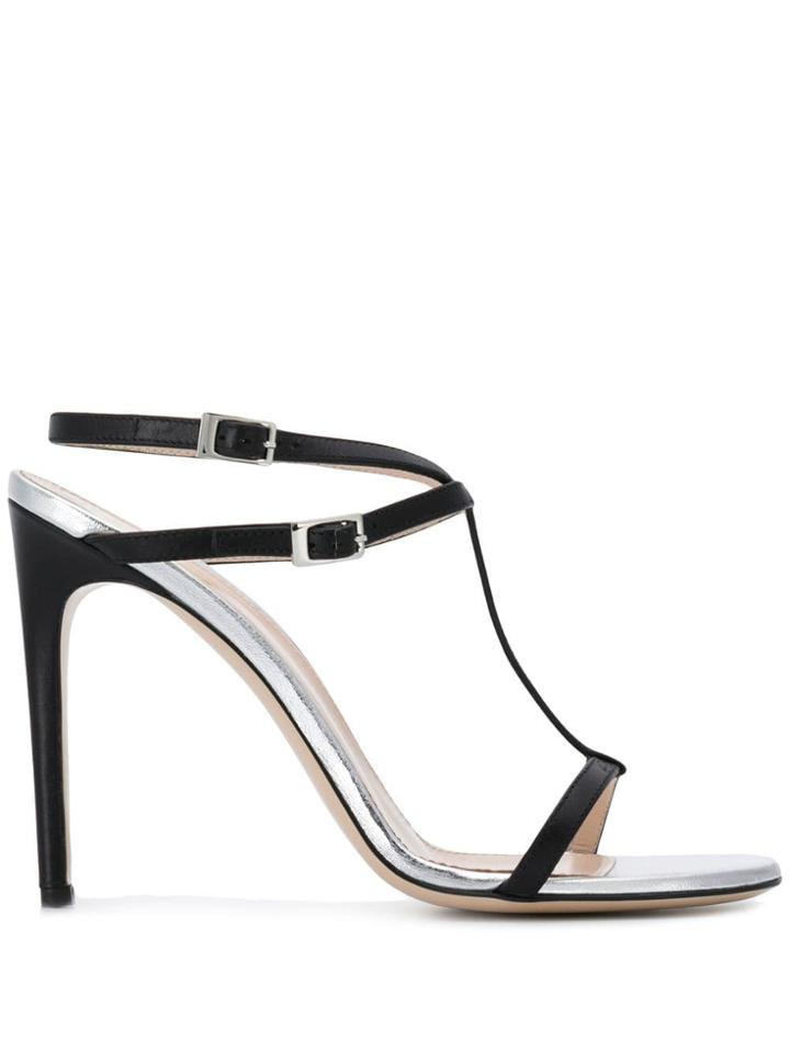 Pollini Strappy Stiletto Sandals - Black