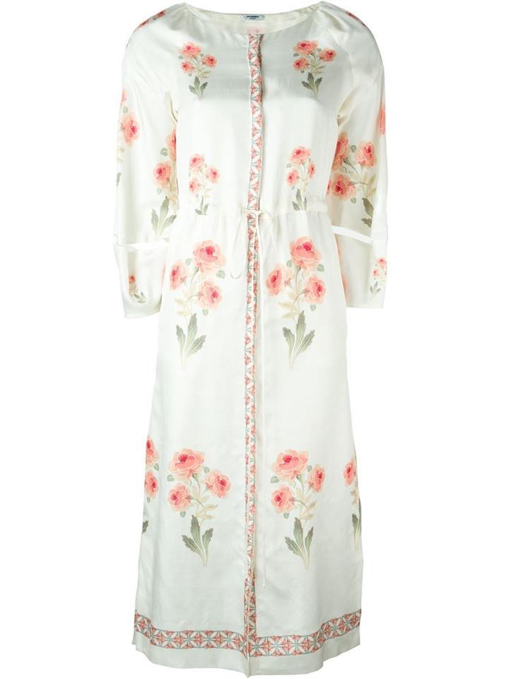 Vilshenko Rose Print Dress