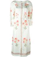 Vilshenko Rose Print Dress