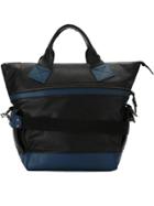 Mara Mac Panelled Tote Bag - Black