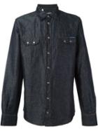 Dolce & Gabbana Denim Shirt, Men's, Size: 40, Blue, Cotton/linen/flax