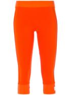 Adidas By Stella Mccartney Cropped Leggings - Yellow & Orange