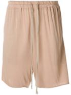 Rick Owens Lilies Loose Fit Shorts - Pink & Purple