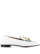 Chloé Buckled Loafers - White