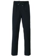 Bernardo Giusti Drawstring Track Pants, Men's, Size: 52, Blue, Cotton/wool/mohair
