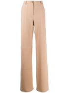 Nina Ricci Long Wide-leg Trousers - Brown