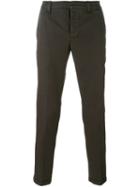 Dondup - Straight Trousers - Men - Cotton/polyester - 38, Brown, Cotton/polyester