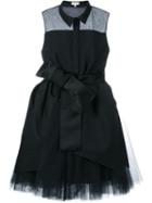 Delpozo Sleeveless Tulle Dress