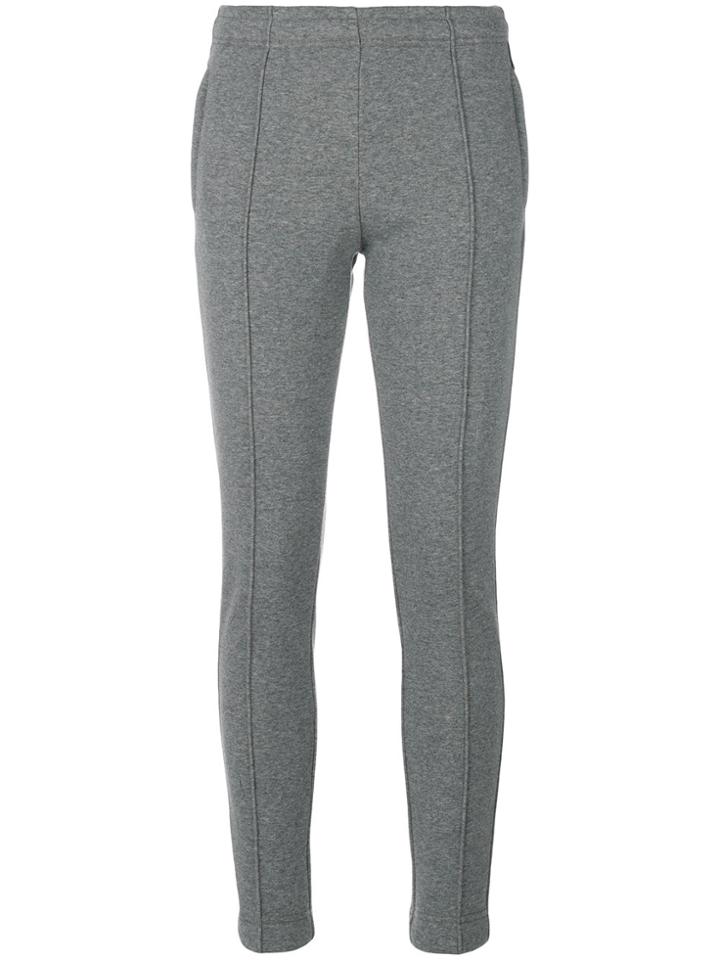 Moncler Grenoble Piped Seam Skinny Trousers - Grey