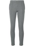 Moncler Grenoble Piped Seam Skinny Trousers - Grey