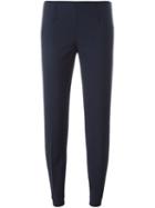 Brunello Cucinelli Tailored Leggings, Women's, Size: 42, Blue, Polyamide/spandex/elastane/virgin Wool
