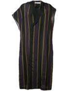 08sircus Striped Shift Dress, Women's, Size: 36, Pink/purple, Cupro