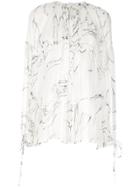 Lee Mathews Gypsy Silk Blouse - White