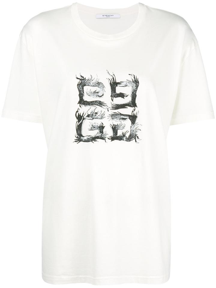 Givenchy Logo Patch Short-sleeve T-shirt - White