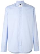Hackett - Long Sleeve Shirt - Men - Cotton - M, Blue, Cotton