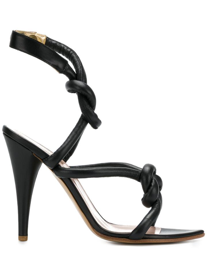 Vivienne Westwood Knot Strap Sandals - Black