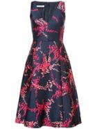 Oscar De La Renta Sleeveless Dress With Print - Blue