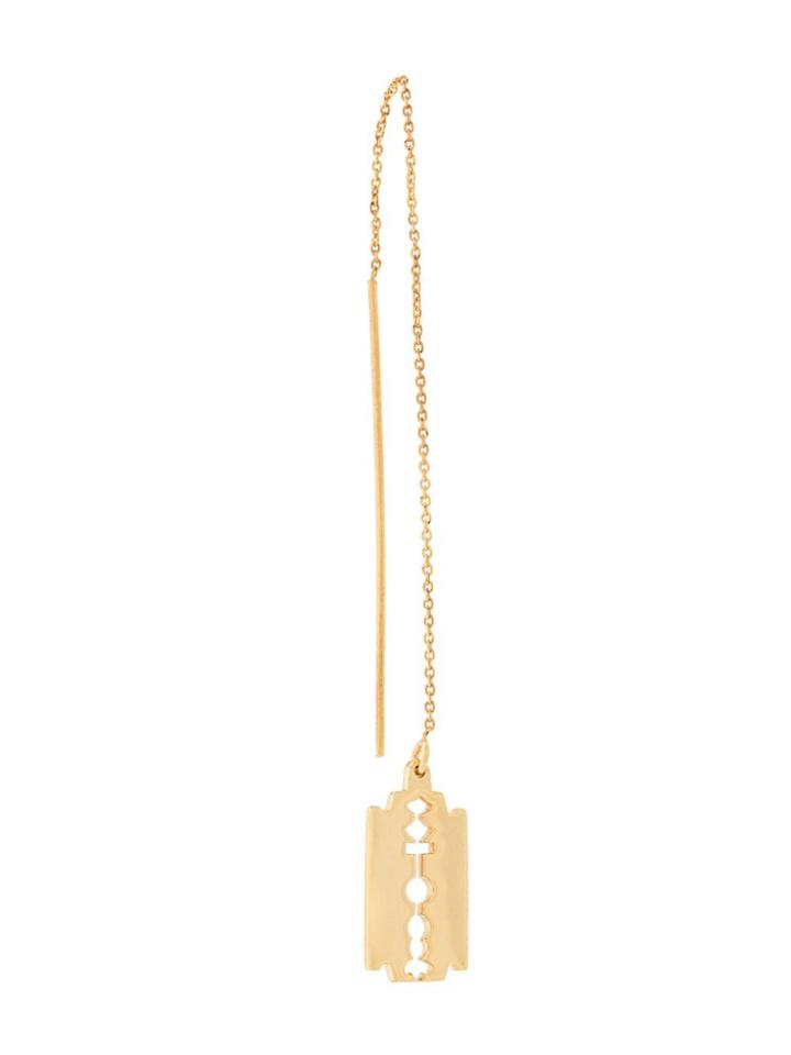 True Rocks Razor Drop Earring - Gold