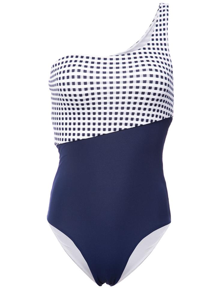 Onia Sienna Gingham Swimsuit - Blue