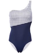 Onia Sienna Gingham Swimsuit - Blue