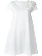 Roberto Capucci Flower Appliqué Detail Dress