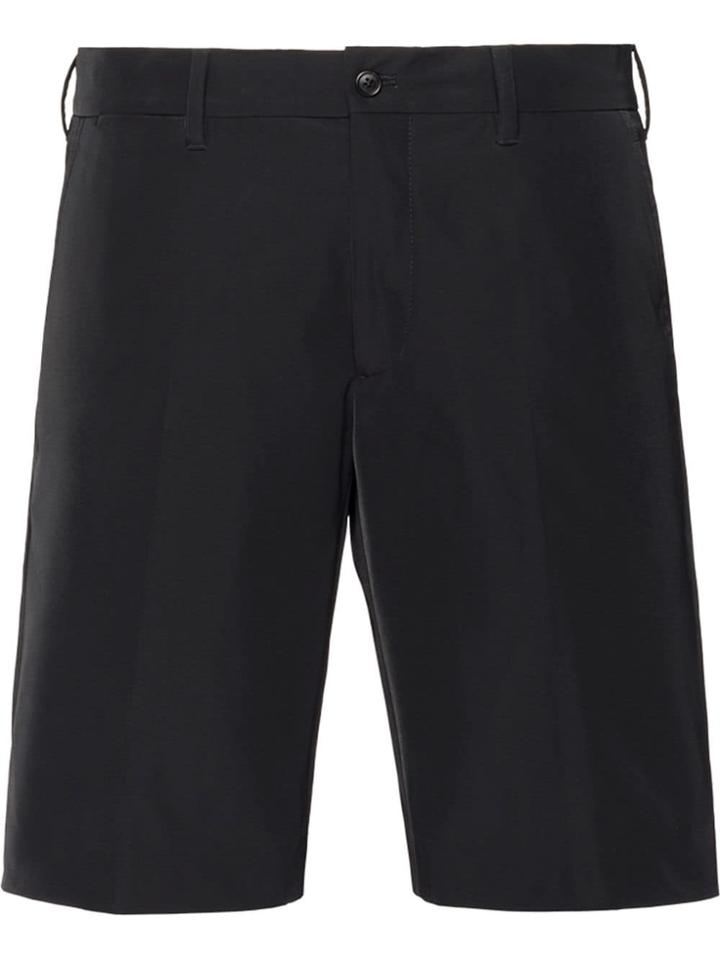 Prada Stretch Technical Fabric Bermudas - Black