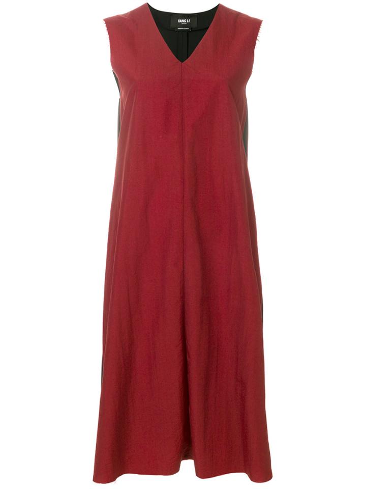 Yang Li V-neck Dress - Black