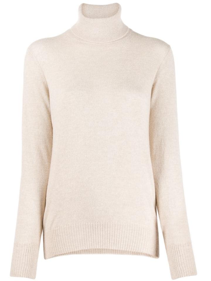 Zanone Turtle Neck Jumper - Neutrals