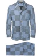 Comme Des Garçons Vintage Checked Two-piece Suit - Blue