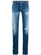 Dsquared2 Distressed Stonewashed Jeans - Blue