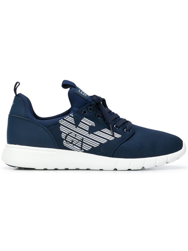 Ea7 Emporio Armani Runner Sneakers - Blue
