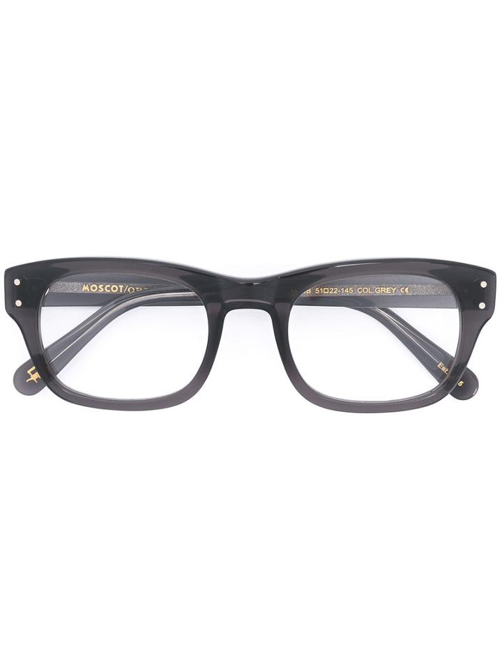Moscot - Nebb Glasses - Unisex - Acetate - 51, Grey, Acetate