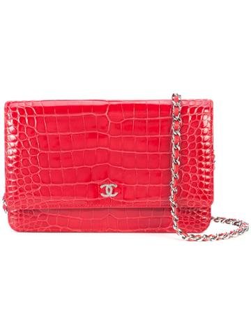 Chanel Vintage Flapped Woc - Red