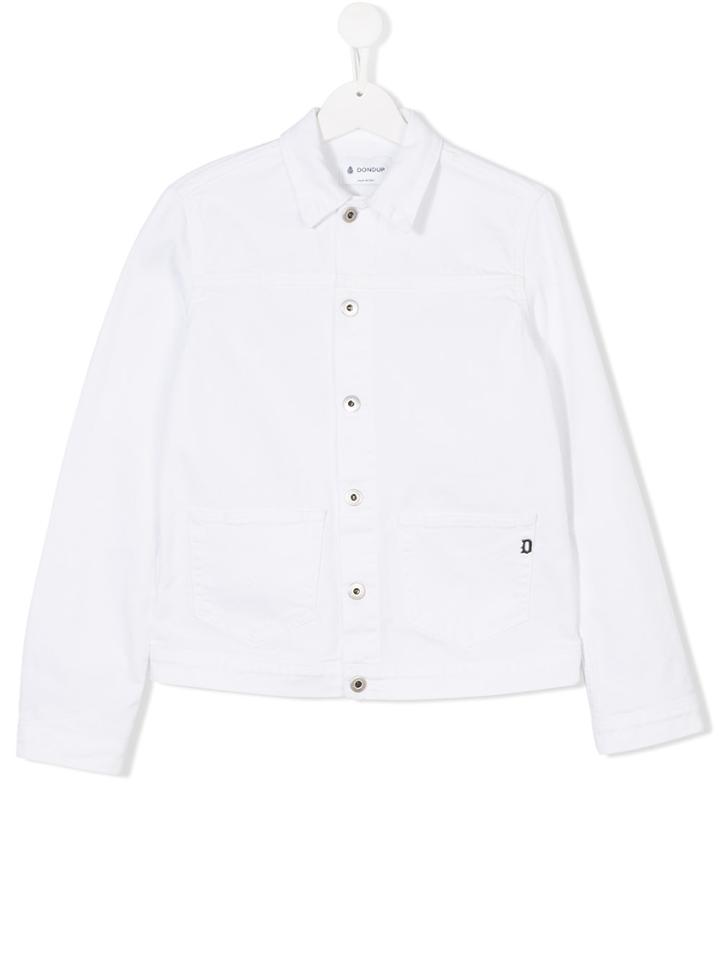 Dondup Kids Teen Denim Jacket - White