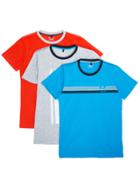 Emporio Armani Kids Pack Of Three Logo Print T-shirts - Multicolour