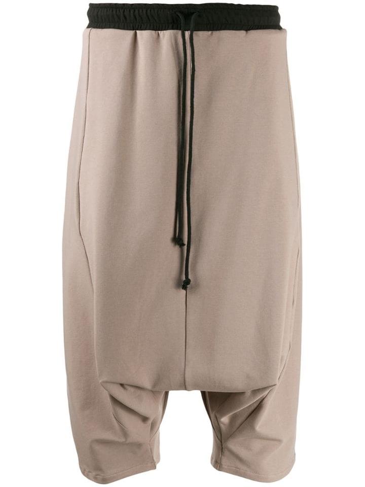 Alchemy Drop Crotch Shorts - Neutrals