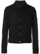 Maison Margiela Classic Denim Jacket, Men's, Size: 50, Black, Cotton/spandex/elastane