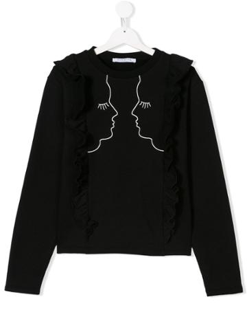 Vivetta Kids Teen Pavlova Sweatshirt - Black