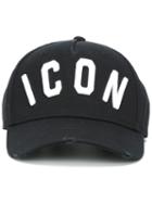 Dsquared2 - Icon Baseball Cap - Men - Cotton - One Size, Black, Cotton