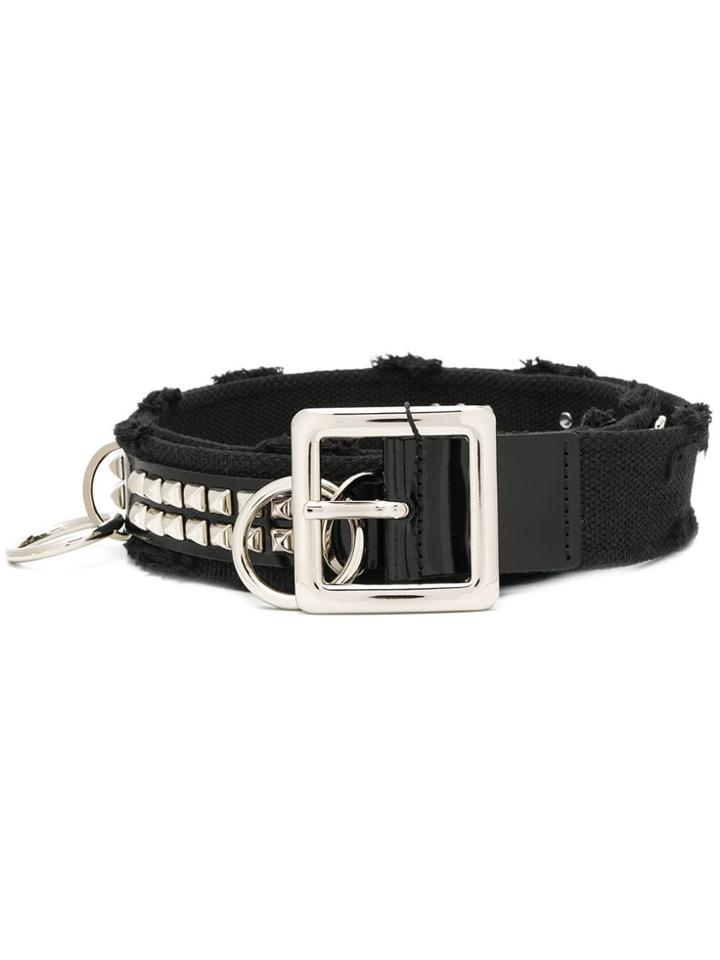 Philipp Plein Punk-style Belt - Black