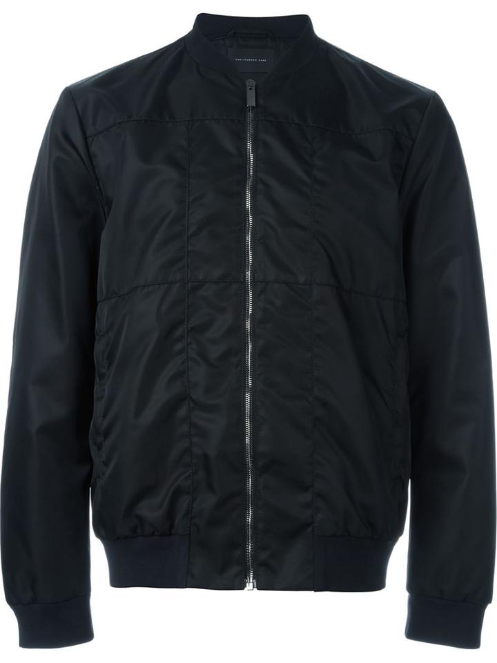 Christopher Kane Technical Grid Bomber Jacket