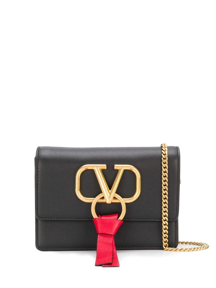 Valentino Valentino Garavani Vring Logo Crossbody - Black