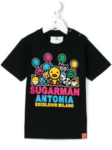 Sugarman Kids Animal Parade Print T-shirt, Toddler Boy's, Size: 2 Yrs, Black