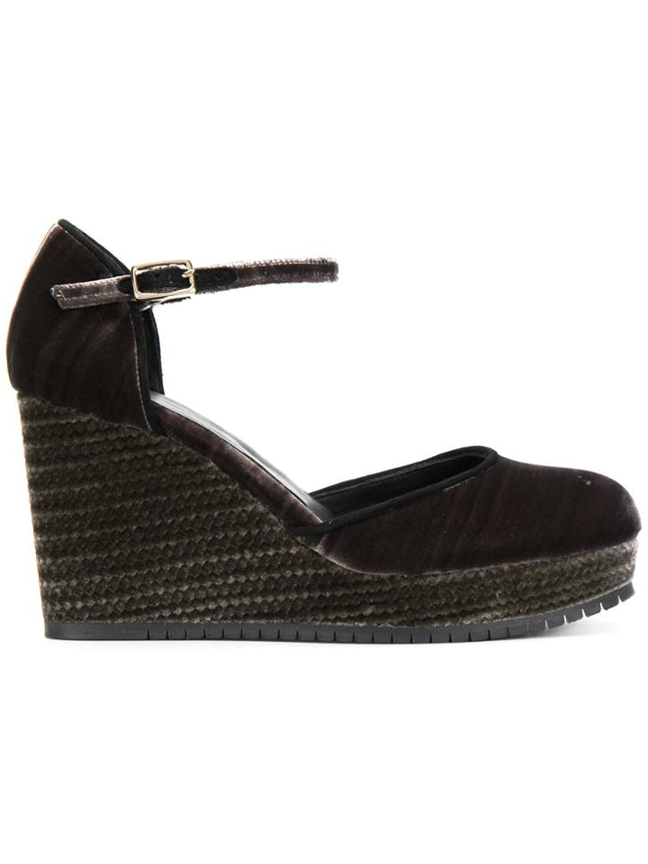Castañer Wedge Espadrilles - Brown