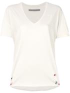 Raquel Allegra V-neck T-shirt - Nude & Neutrals