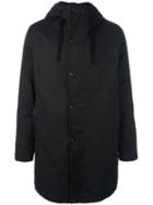 Sempach Hooded Parka Coat, Men's, Size: Large, Black, Nylon/polyester